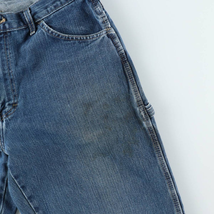 Dickies denim painter pants for men, equivalent to W35 cotton blue type Vintage Second Hand