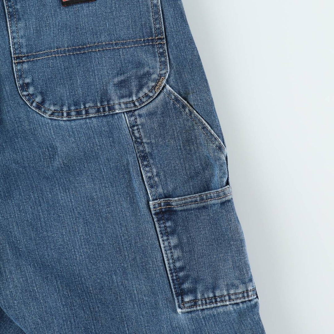 Dickies denim painter pants for men, equivalent to W35 cotton blue type Vintage Second Hand