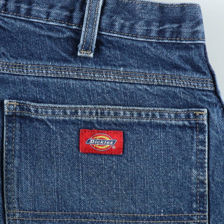 Dickies denim painter pants for men, equivalent to W35 cotton blue type Vintage Second Hand