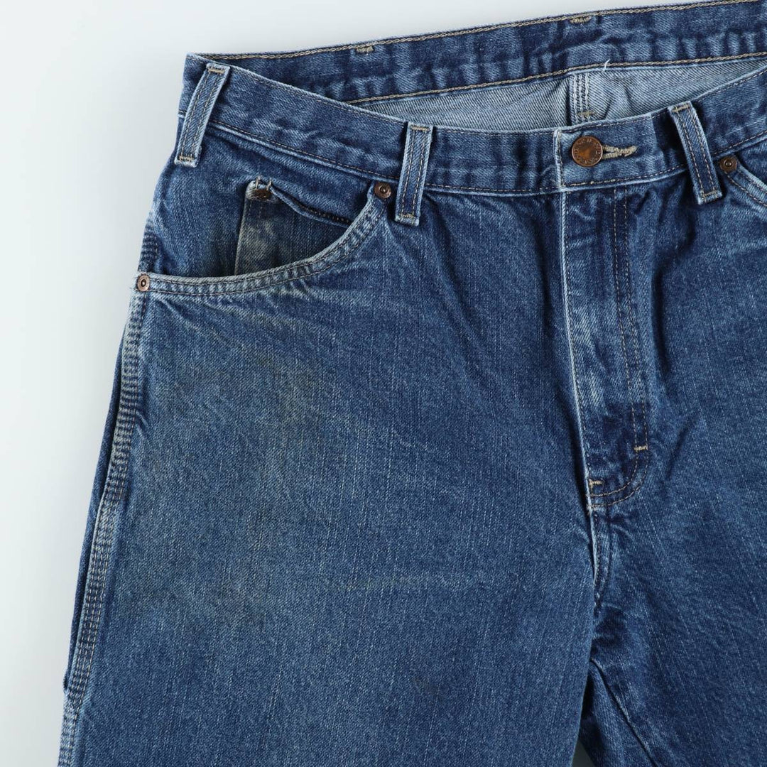 Dickies denim painter pants for men, equivalent to W35 cotton blue type Vintage Second Hand