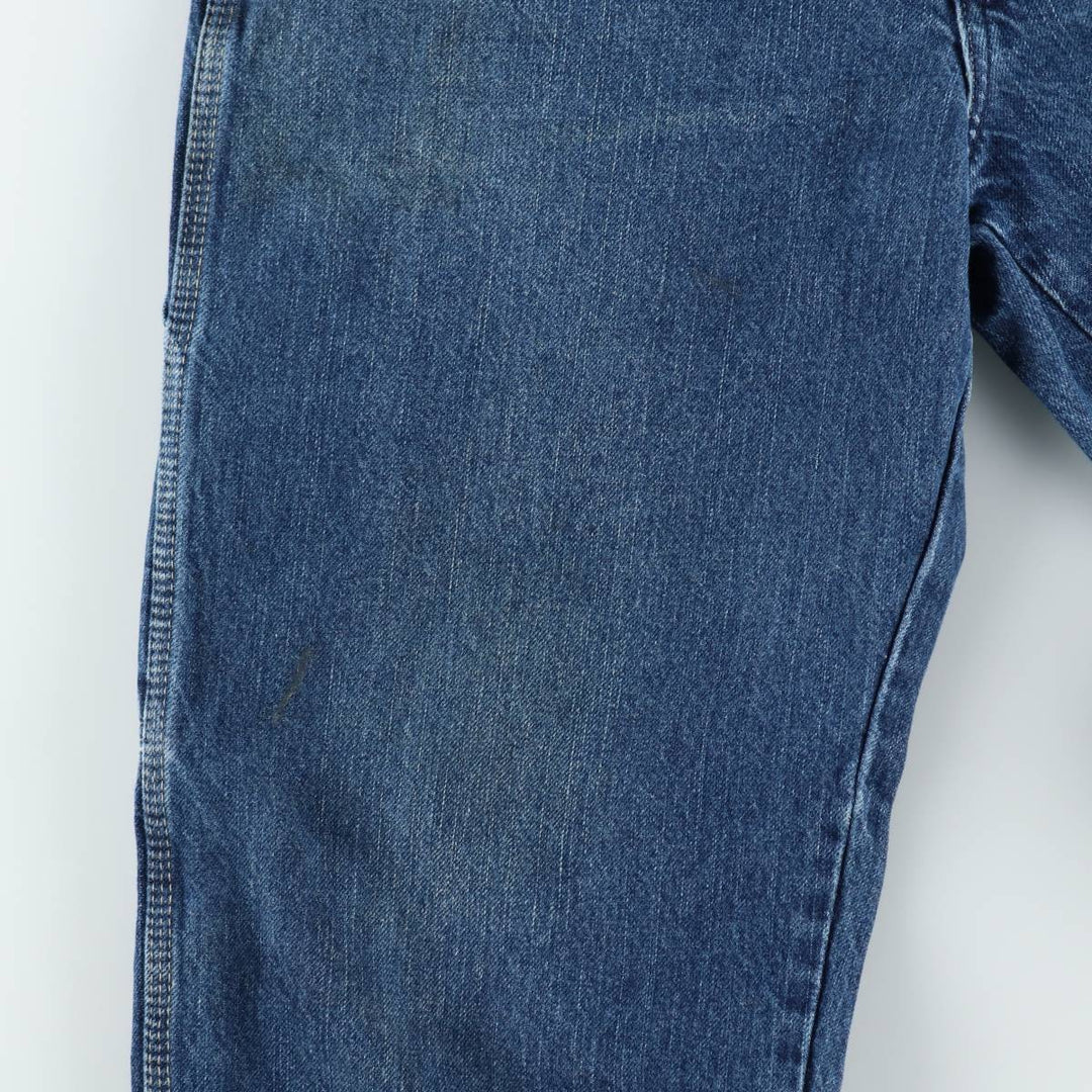 Dickies denim painter pants for men, equivalent to W35 cotton blue type Vintage Second Hand