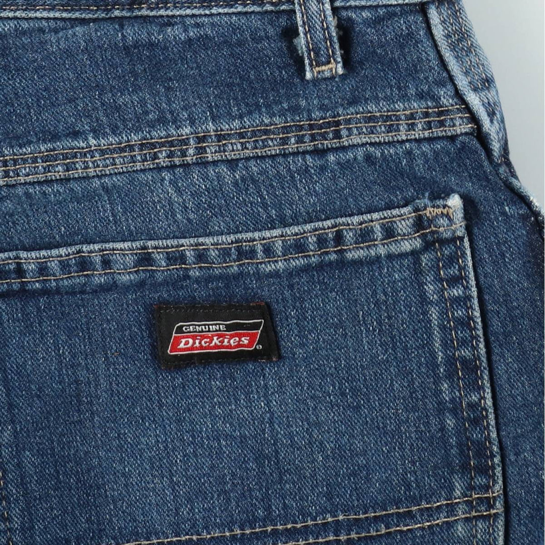 Dickies denim painter pants for men, equivalent to W33 unclear blue type Vintage Second Hand