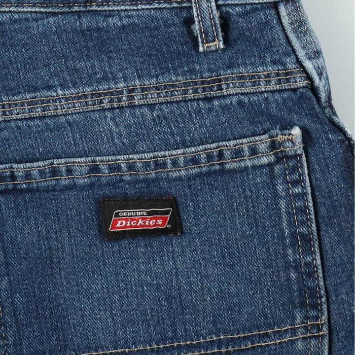 Dickies denim painter pants for men, equivalent to W33 unclear blue type Vintage Second Hand