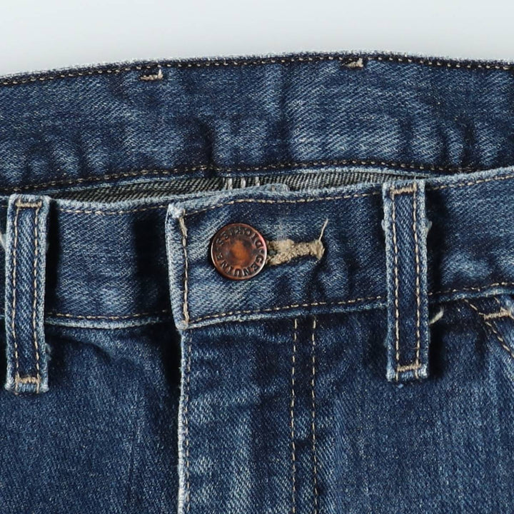 Dickies denim painter pants for men, equivalent to W33 unclear blue type Vintage Second Hand