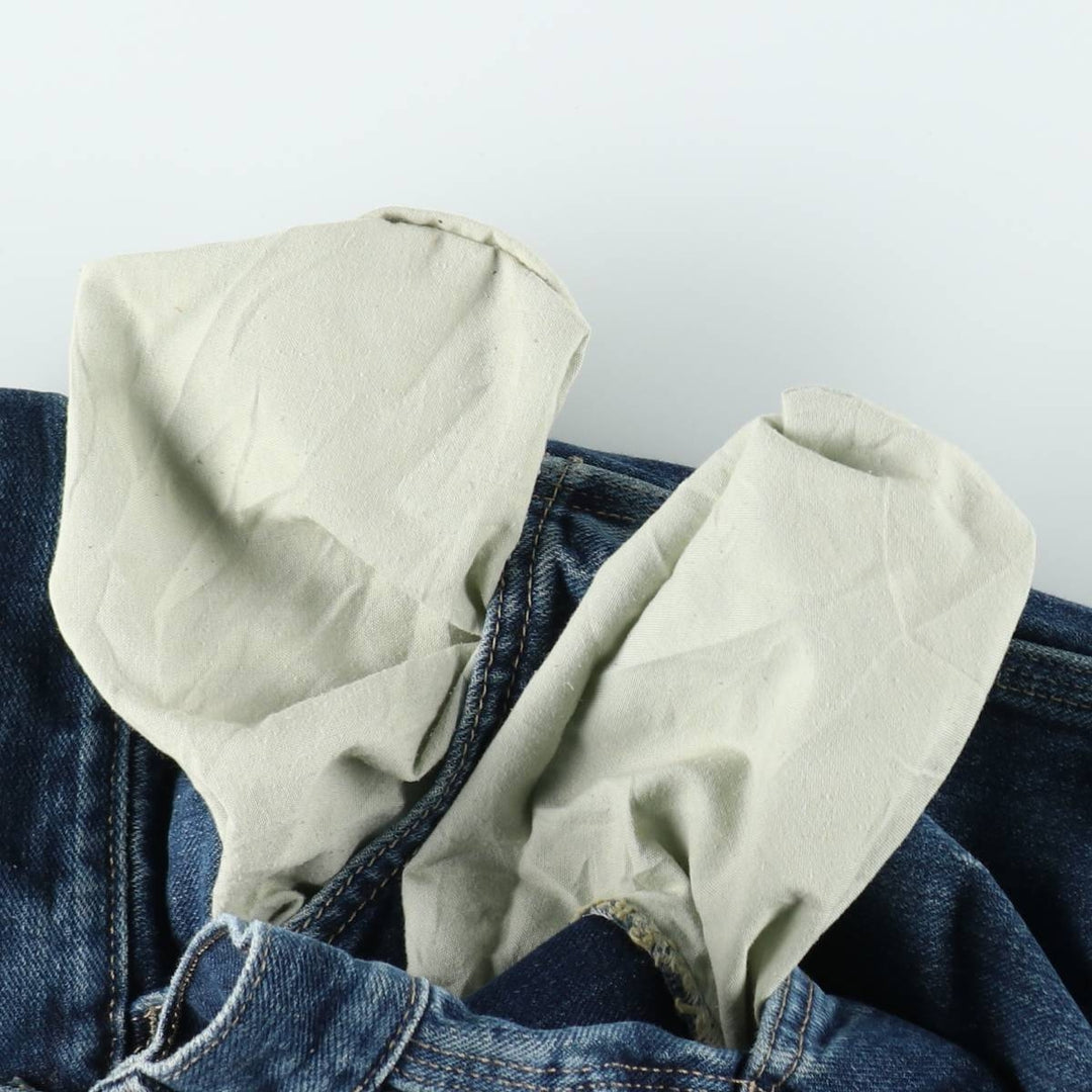 Dickies denim painter pants for men, equivalent to W33 unclear blue type Vintage Second Hand
