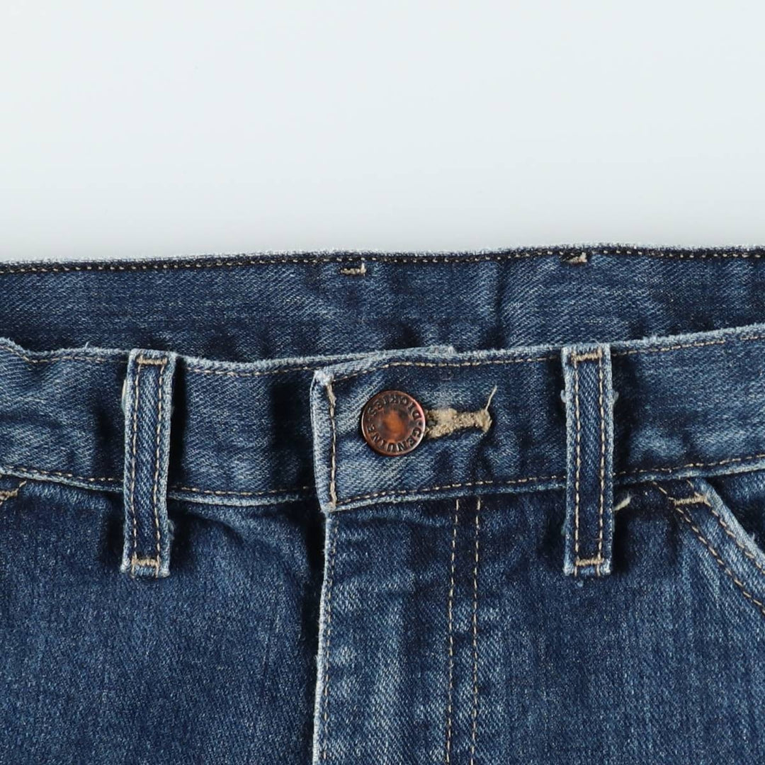 Dickies denim painter pants for men, equivalent to W33 unclear blue type Vintage Second Hand