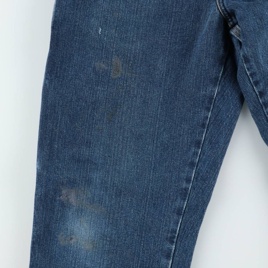 Dickies denim painter pants for men, equivalent to W33 unclear blue type Vintage Second Hand
