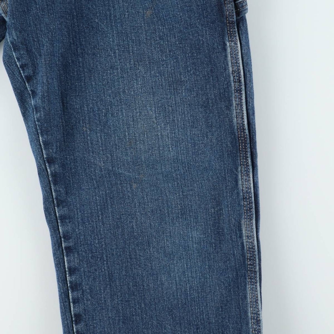Dickies denim painter pants for men, equivalent to W33 unclear blue type Vintage Second Hand