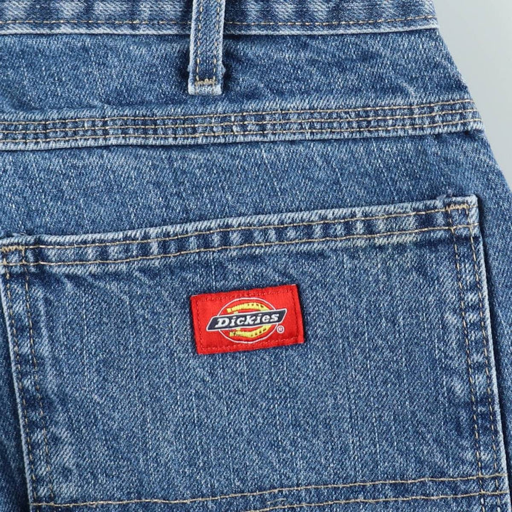 Dickies denim painter pants for men, equivalent to W35 cotton blue type Vintage Second Hand