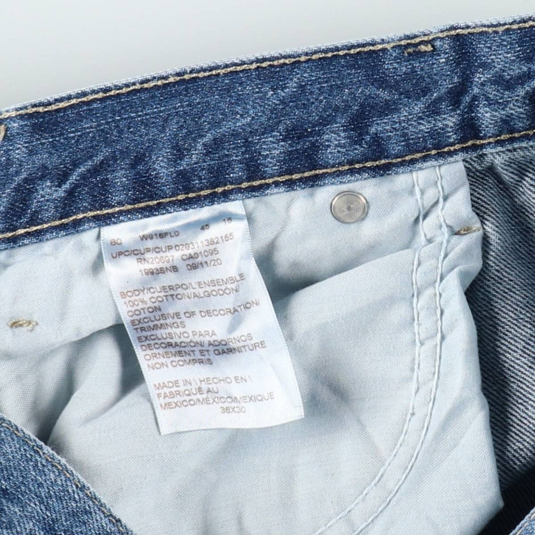 Dickies denim painter pants for men, equivalent to W35 cotton blue type Vintage Second Hand