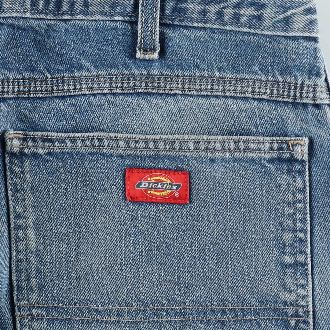 Dickies denim painter pants for men, equivalent to W34 cotton blue type Vintage Second Hand