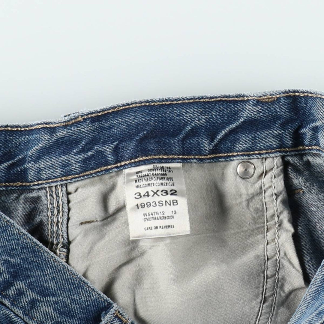 Dickies denim painter pants for men, equivalent to W34 cotton blue type Vintage Second Hand