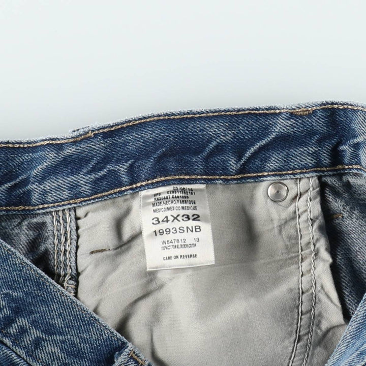 Dickies denim painter pants for men, equivalent to W34 cotton blue type Vintage Second Hand