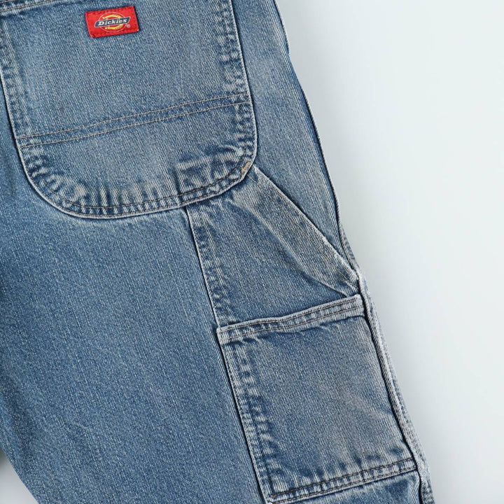 Dickies denim painter pants for men, equivalent to W34 cotton blue type Vintage Second Hand
