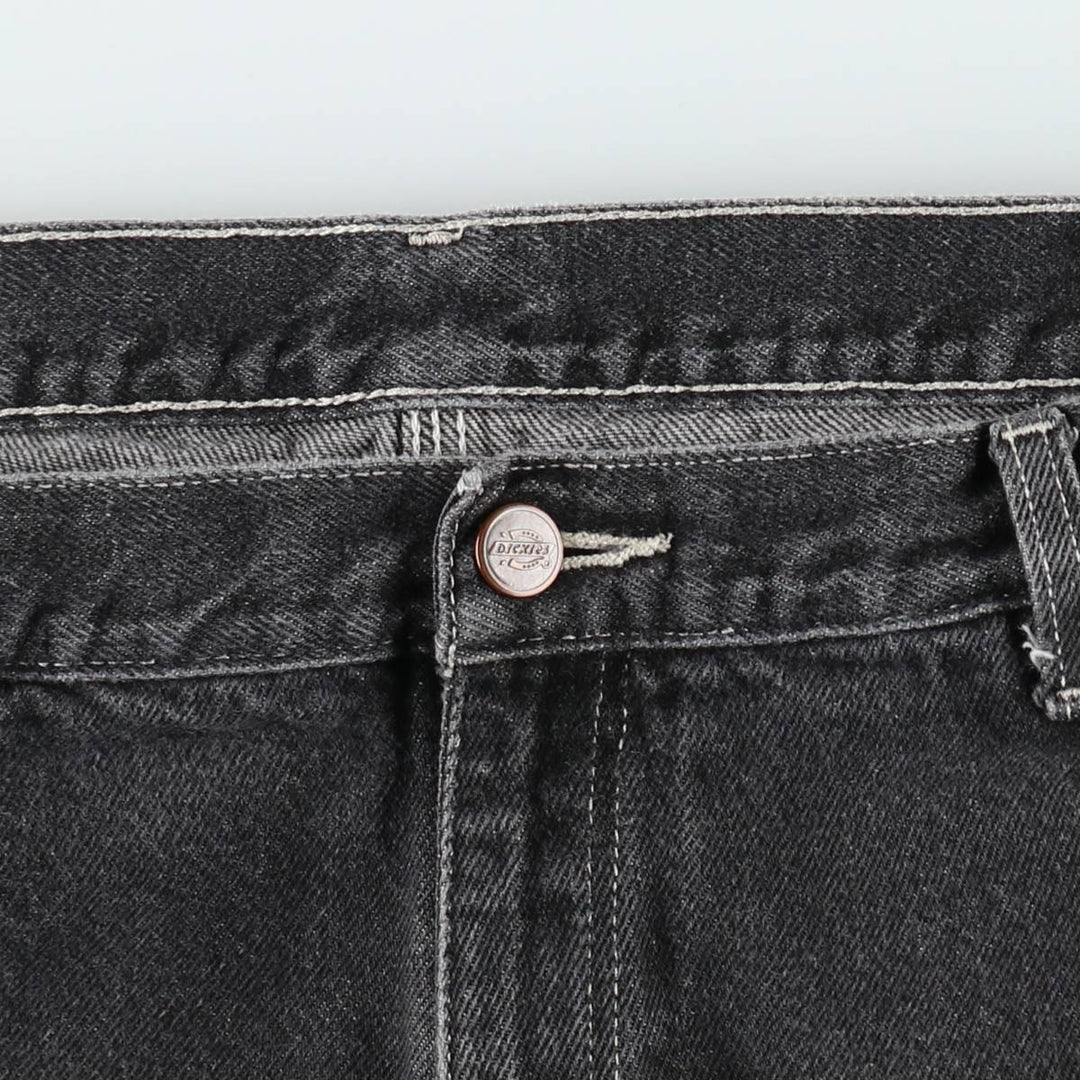 Dickies denim painter pants for men, equivalent to W34 cotton black type Vintage Second Hand