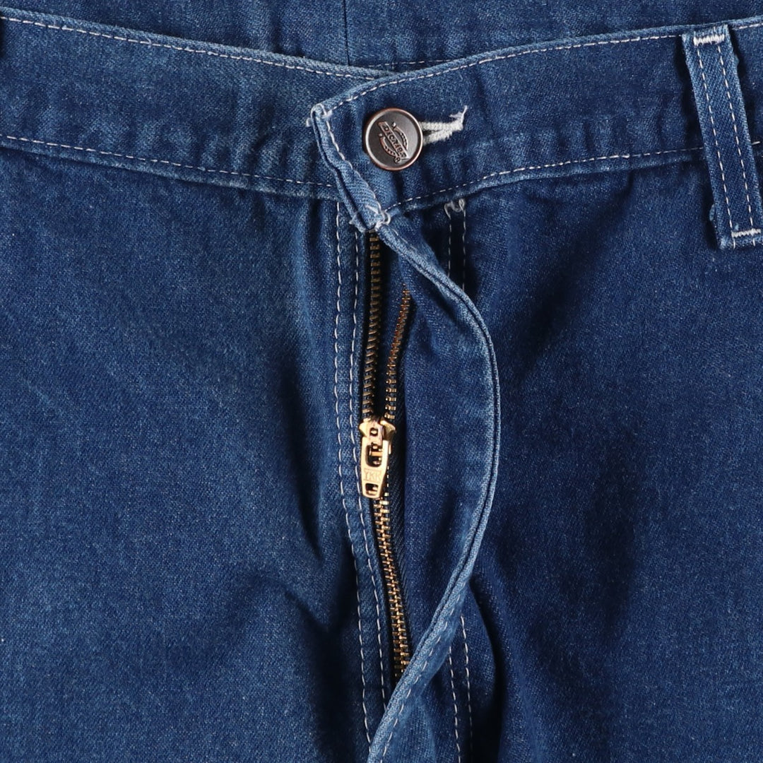 Dickies denim painter pants for men, equivalent to W34 cotton blue type Vintage Second Hand