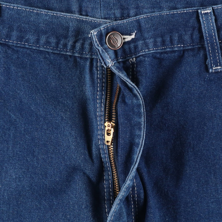 Dickies denim painter pants for men, equivalent to W34 cotton blue type Vintage Second Hand