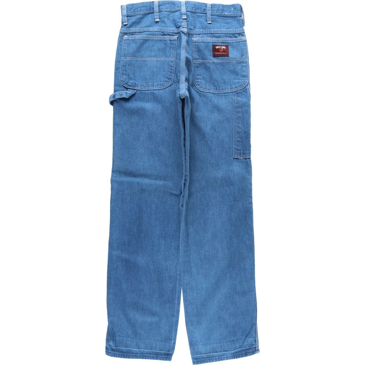 Wrangler denim painter pants, men's size W29 (approx.) unclear blue type Vintage Second Hand