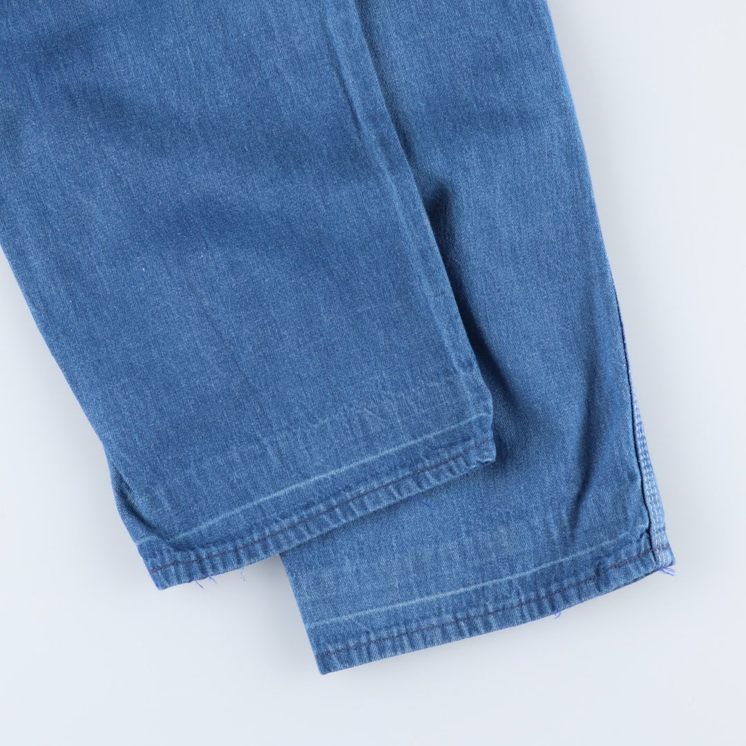 Wrangler denim painter pants, men's size W29 (approx.) unclear blue type Vintage Second Hand