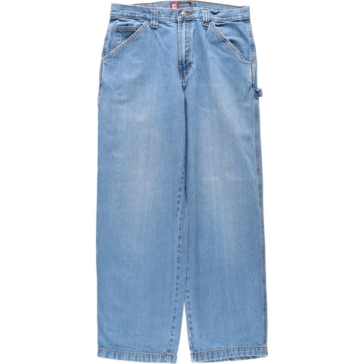 Ralph Lauren CHAPS denim painter pants, men's size W33 (approx.) cotton blue type Vintage Second Hand