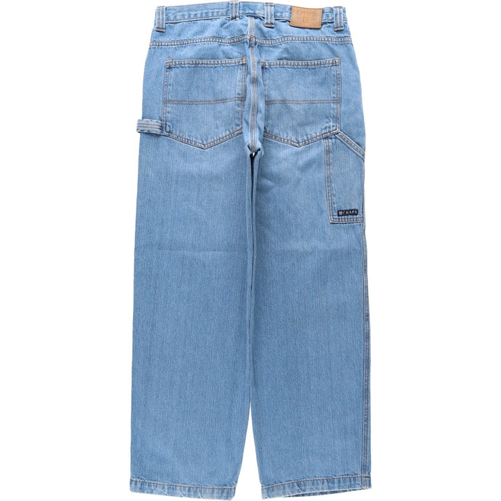 Ralph Lauren CHAPS denim painter pants, men's size W33 (approx.) cotton blue type Vintage Second Hand