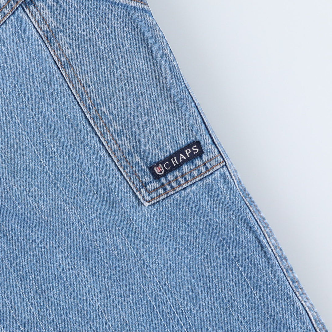 Ralph Lauren CHAPS denim painter pants, men's size W33 (approx.) cotton blue type Vintage Second Hand