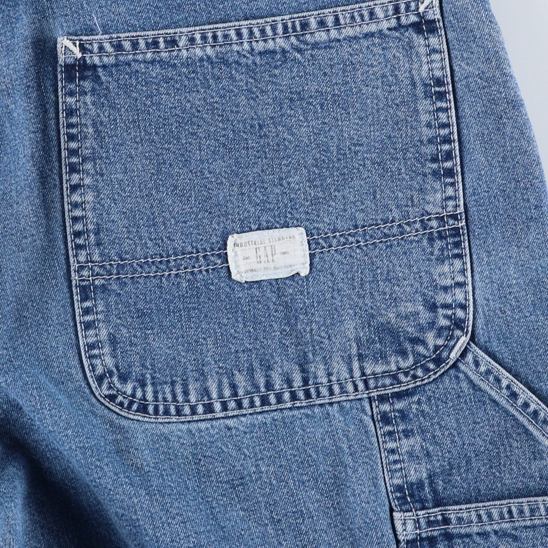 90'S GAP CARPENTER denim painter pants, men's size W30 equivalent, vintage. cotton blue type Vintage Second Hand