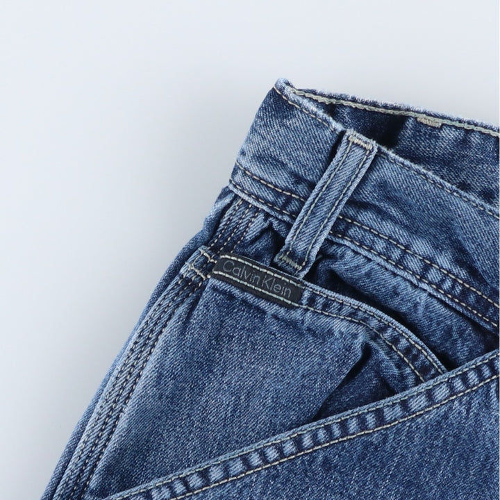 Calvin Klein denim painter pants, men's size W30 (approx.) cotton blue type Vintage Second Hand