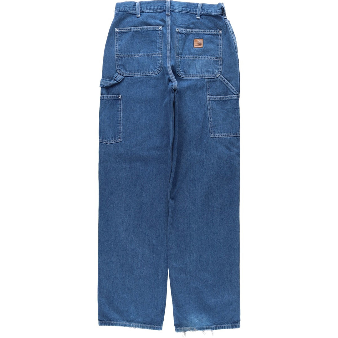 Carhartt Original Dungaree Fit Denim Painter Pants, Men's, W31 equivalent cotton blue type Vintage Second Hand
