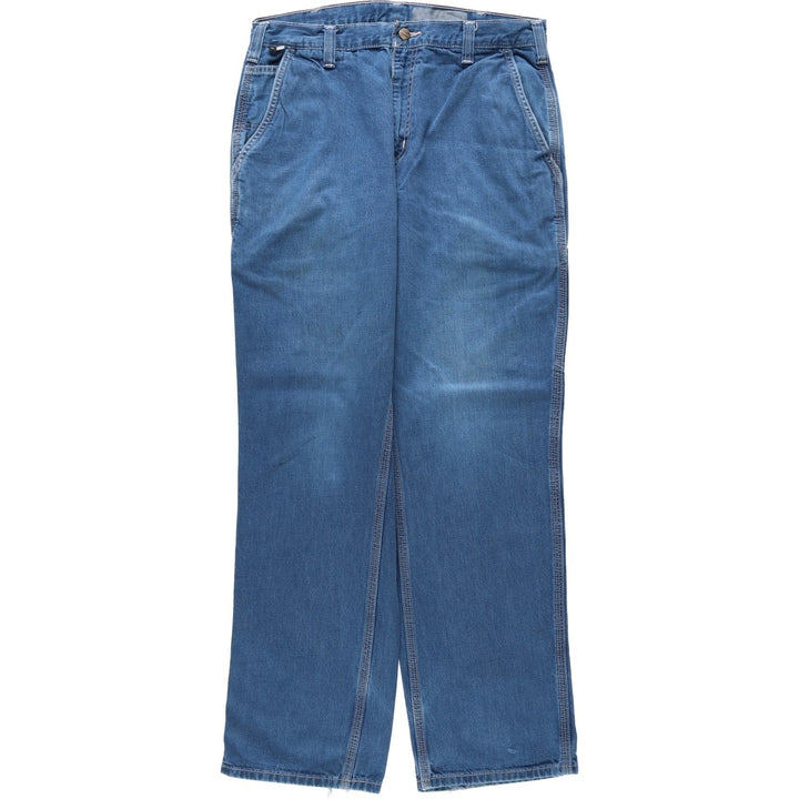 Carhartt FR Series Denim Work Pants, Men's Size W33 (approx.) cotton blue type Vintage Second Hand
