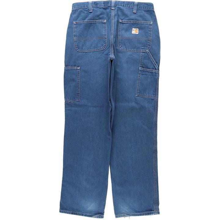 Carhartt FR Series Denim Work Pants, Men's Size W33 (approx.) cotton blue type Vintage Second Hand