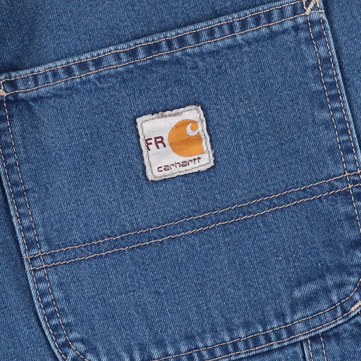 Carhartt FR Series Denim Work Pants, Men's Size W33 (approx.) cotton blue type Vintage Second Hand