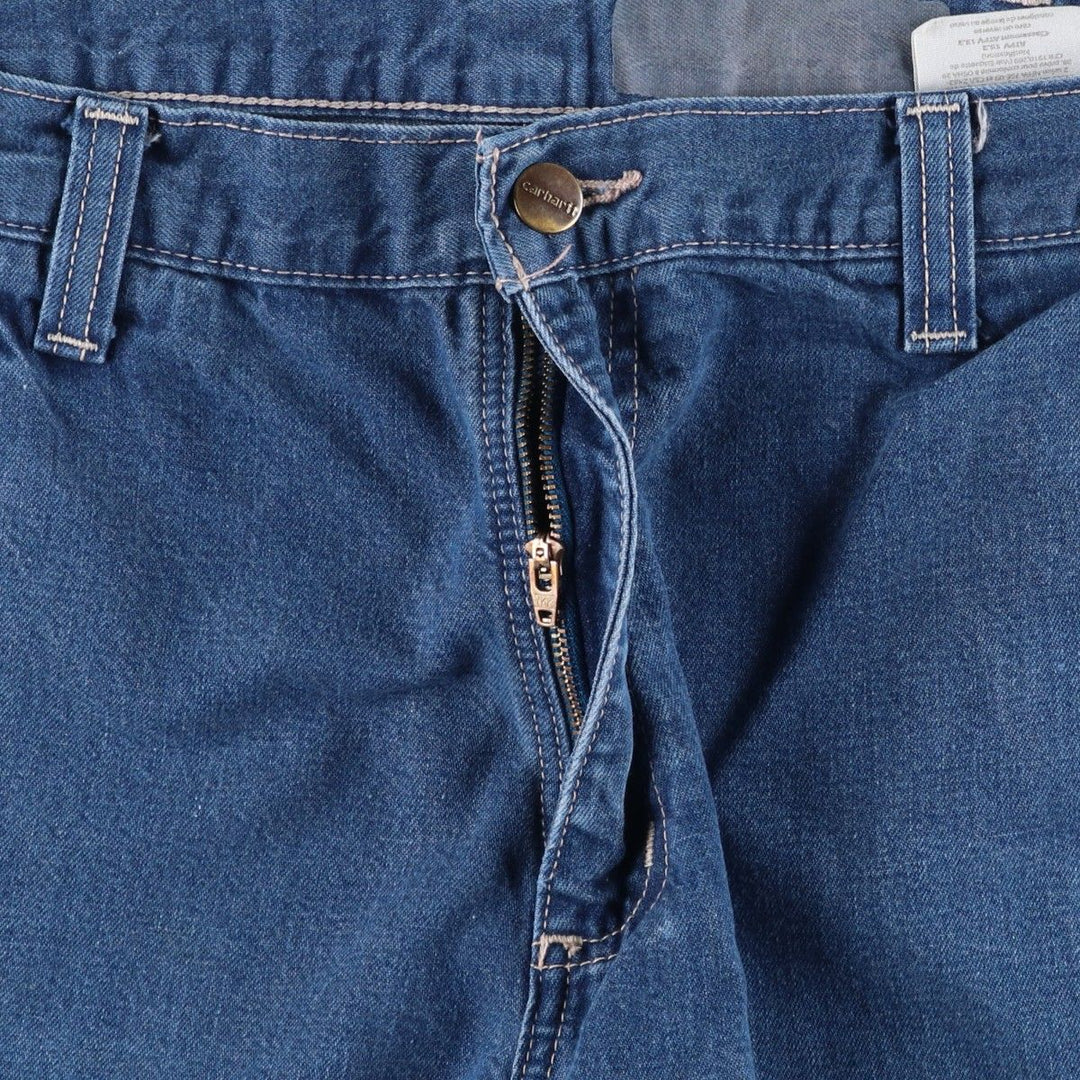 Carhartt FR Series Denim Work Pants, Men's Size W33 (approx.) cotton blue type Vintage Second Hand