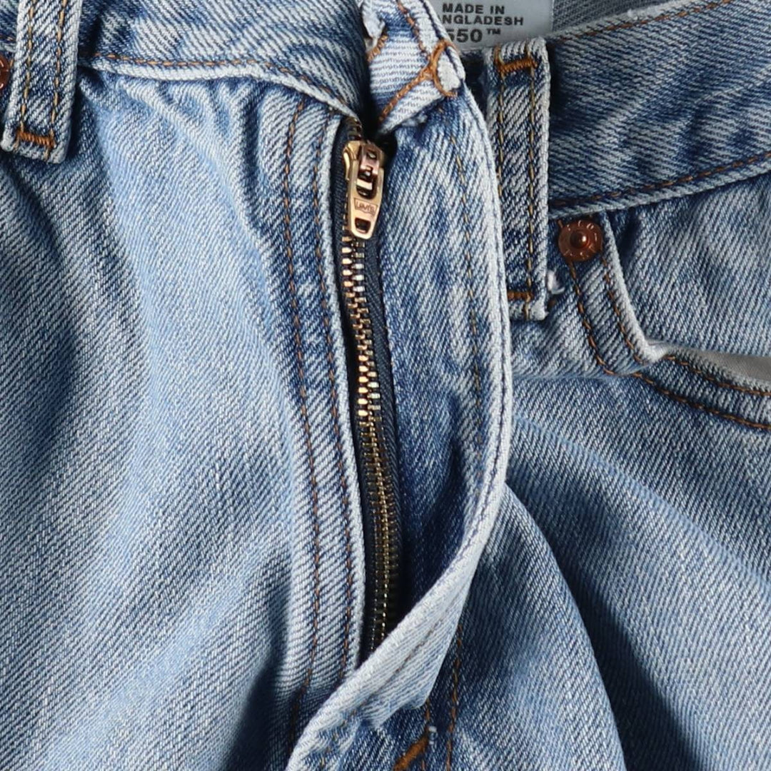 00'S Levi's 550 Relaxed Fit Tapered Denim Pants Men's W34 cotton blue type Vintage Second Hand