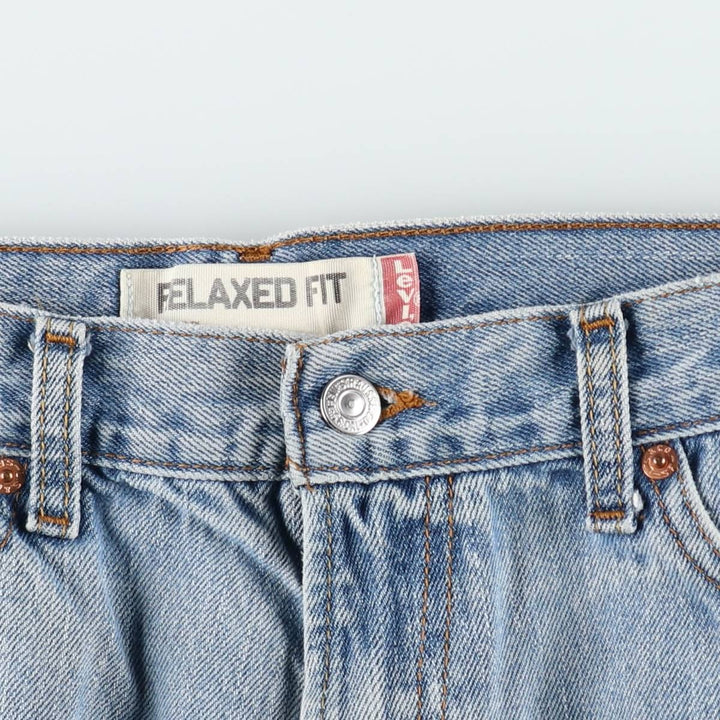 00'S Levi's 550 Relaxed Fit Tapered Denim Pants Men's W34 cotton blue type Vintage Second Hand