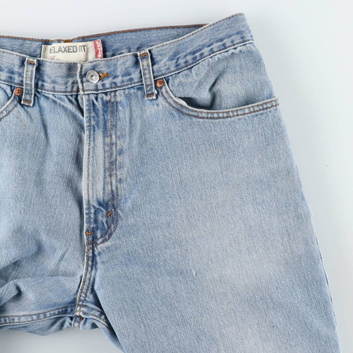 00'S Levi's 550 Relaxed Fit Tapered Denim Pants Men's W34 cotton blue type Vintage Second Hand