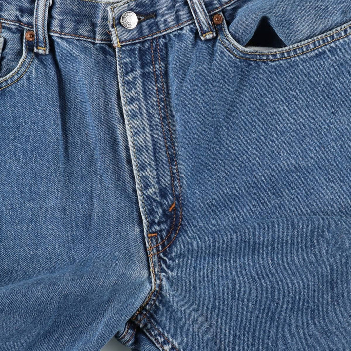 Levi's 550 tapered denim pants for men, size w36 cotton blue type Vintage Second Hand
