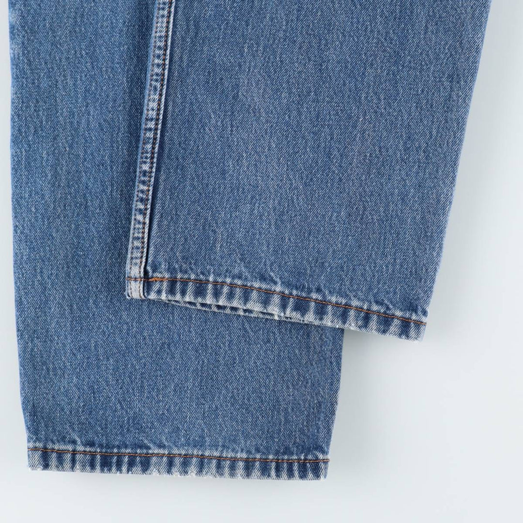 Levi's 550 tapered denim pants for men, size w36 cotton blue type Vintage Second Hand