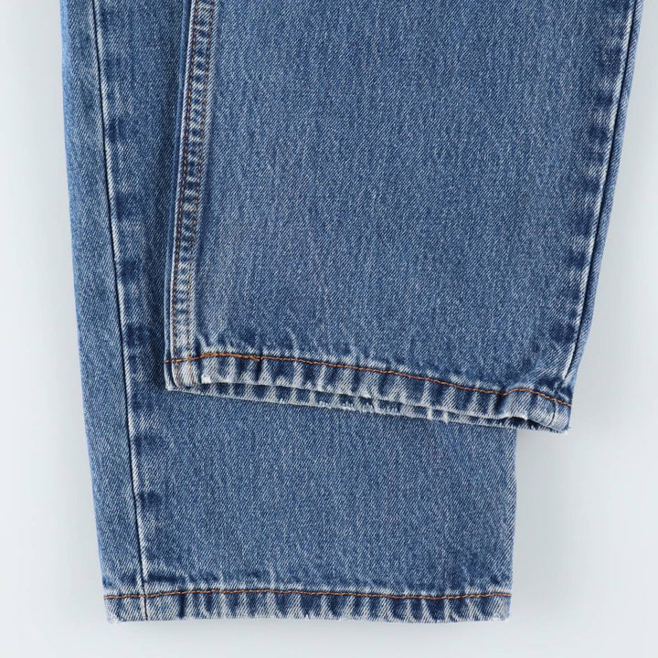 Levi's 550 tapered denim pants for men, size w36 cotton blue type Vintage Second Hand