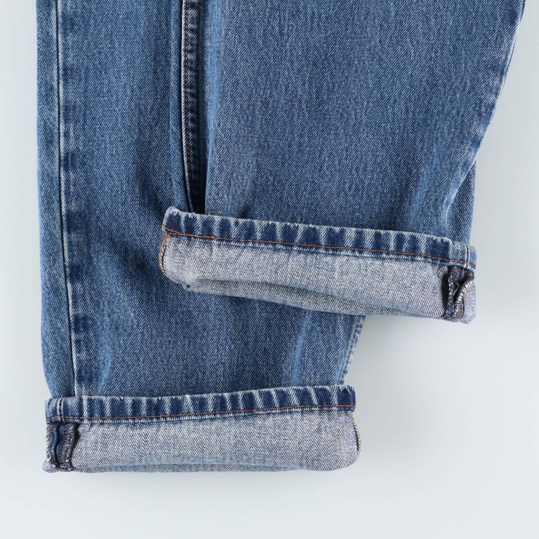 Levi's 550 tapered denim pants for men, size w36 cotton blue type Vintage Second Hand
