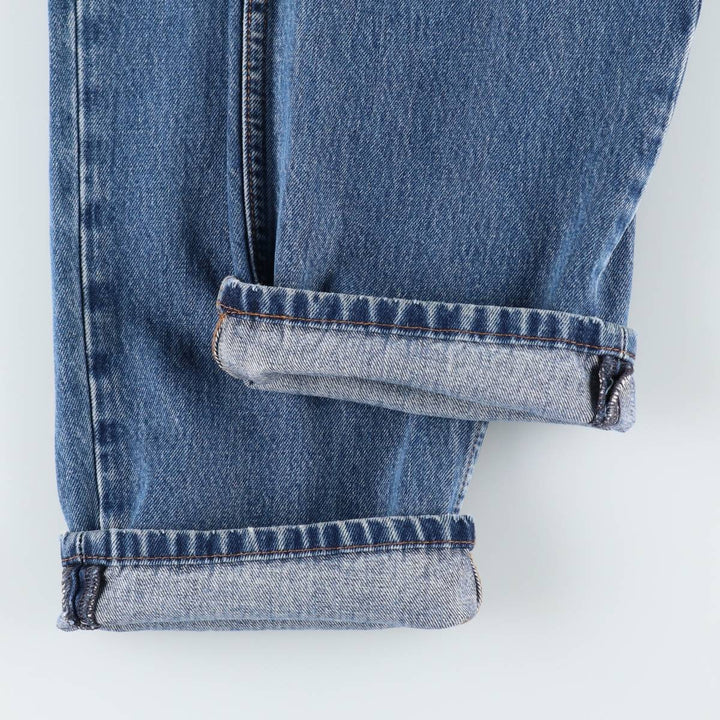 Levi's 550 tapered denim pants for men, size w36 cotton blue type Vintage Second Hand