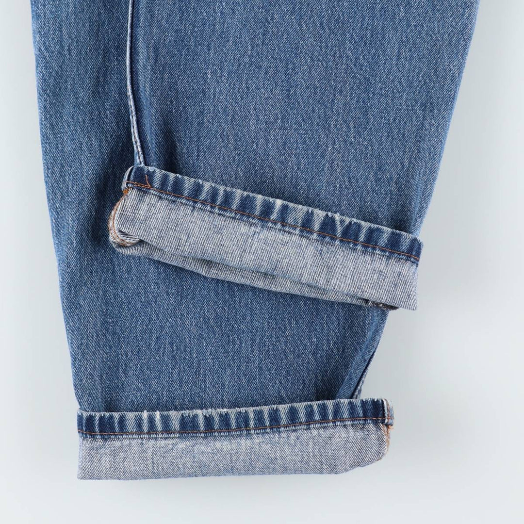 Levi's 550 tapered denim pants for men, size w36 cotton blue type Vintage Second Hand