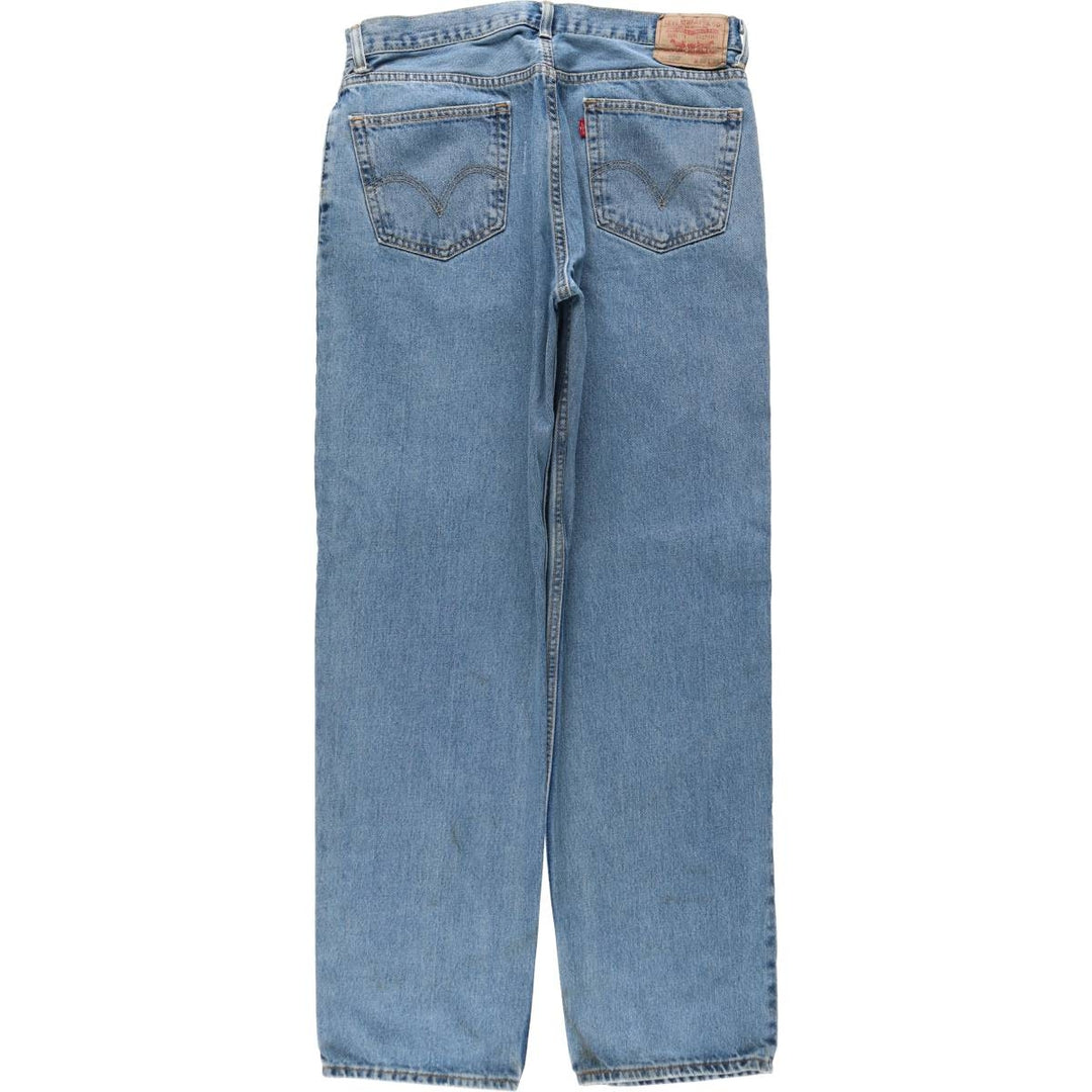 Levi's 550 Relaxed Fit Tapered Denim Pants for Men, W36 cotton blue type Vintage Second Hand