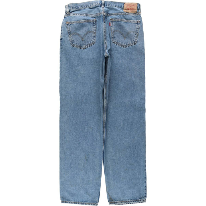 Levi's 550 Relaxed Fit Tapered Denim Pants for Men, W36 cotton blue type Vintage Second Hand