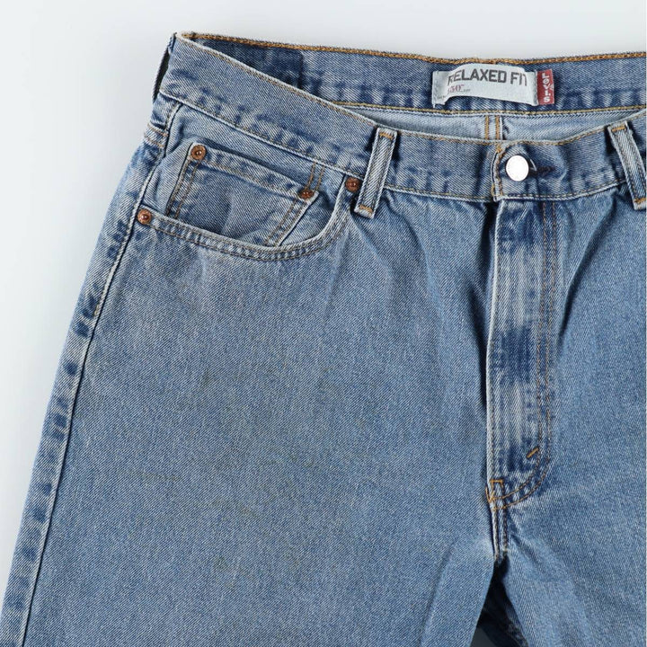Levi's 550 Relaxed Fit Tapered Denim Pants for Men, W36 cotton blue type Vintage Second Hand