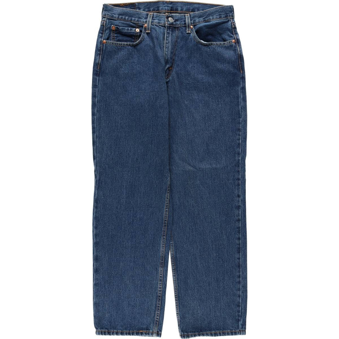 Levi's 550 tapered denim pants for men, equivalent to w32 cotton blue type Vintage Second Hand