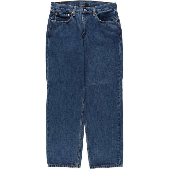 Levi's 550 tapered denim pants for men, equivalent to w32 cotton blue type Vintage Second Hand