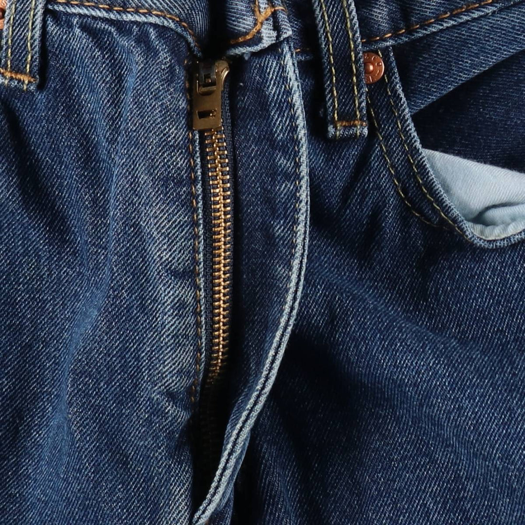 Levi's 550 tapered denim pants for men, equivalent to w32 cotton blue type Vintage Second Hand