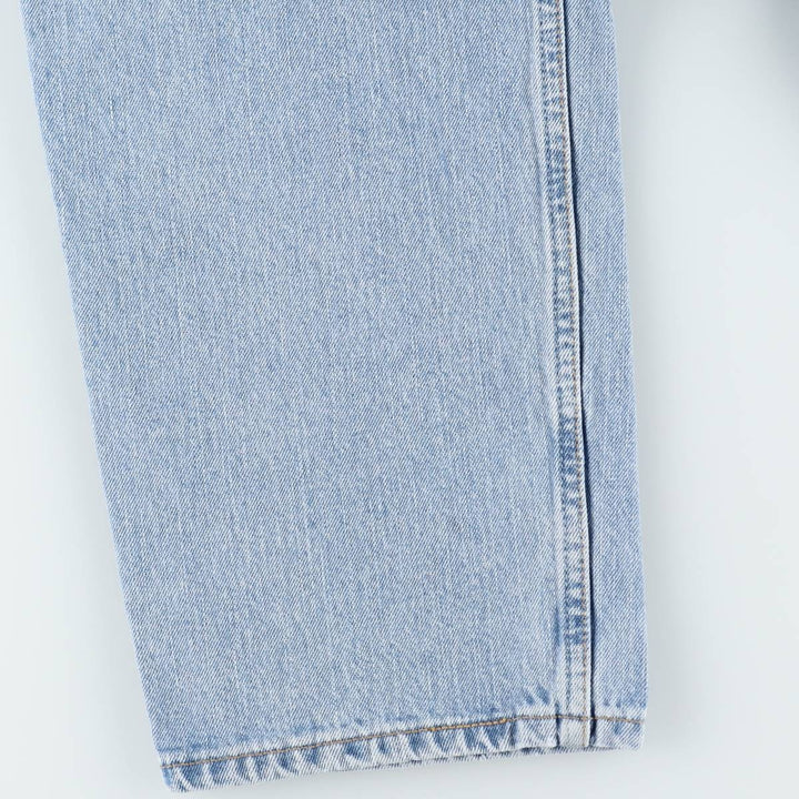 00'S Levi's 550 Relaxed Fit Tapered Denim Pants for Men, W35 cotton blue type Vintage Second Hand