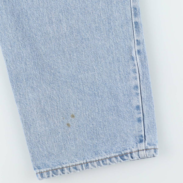 00'S Levi's 550 Relaxed Fit Tapered Denim Pants for Men, W35 cotton blue type Vintage Second Hand
